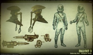 Fallout 3 Mothership Zeta Concept Art