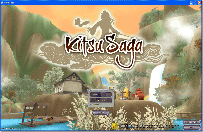 Kitsu Saga Opening Screen